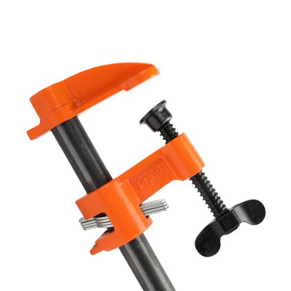 PONY JORGENSEN csőtengelyes szorító - öntöttvas mechanika 25 mm-es csőhöz - lapos