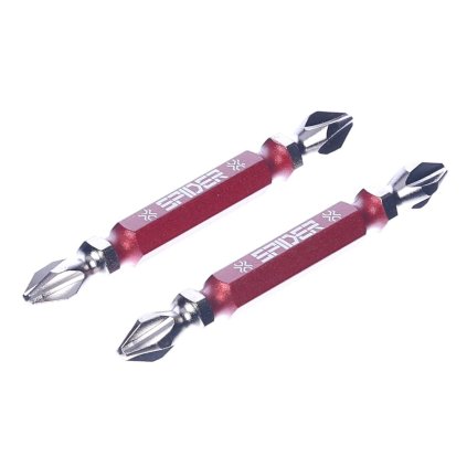 SK11 SPIDER kétvégű torziós csavarhúzó bitkészlet - 2 db - PH2 - 65 mm