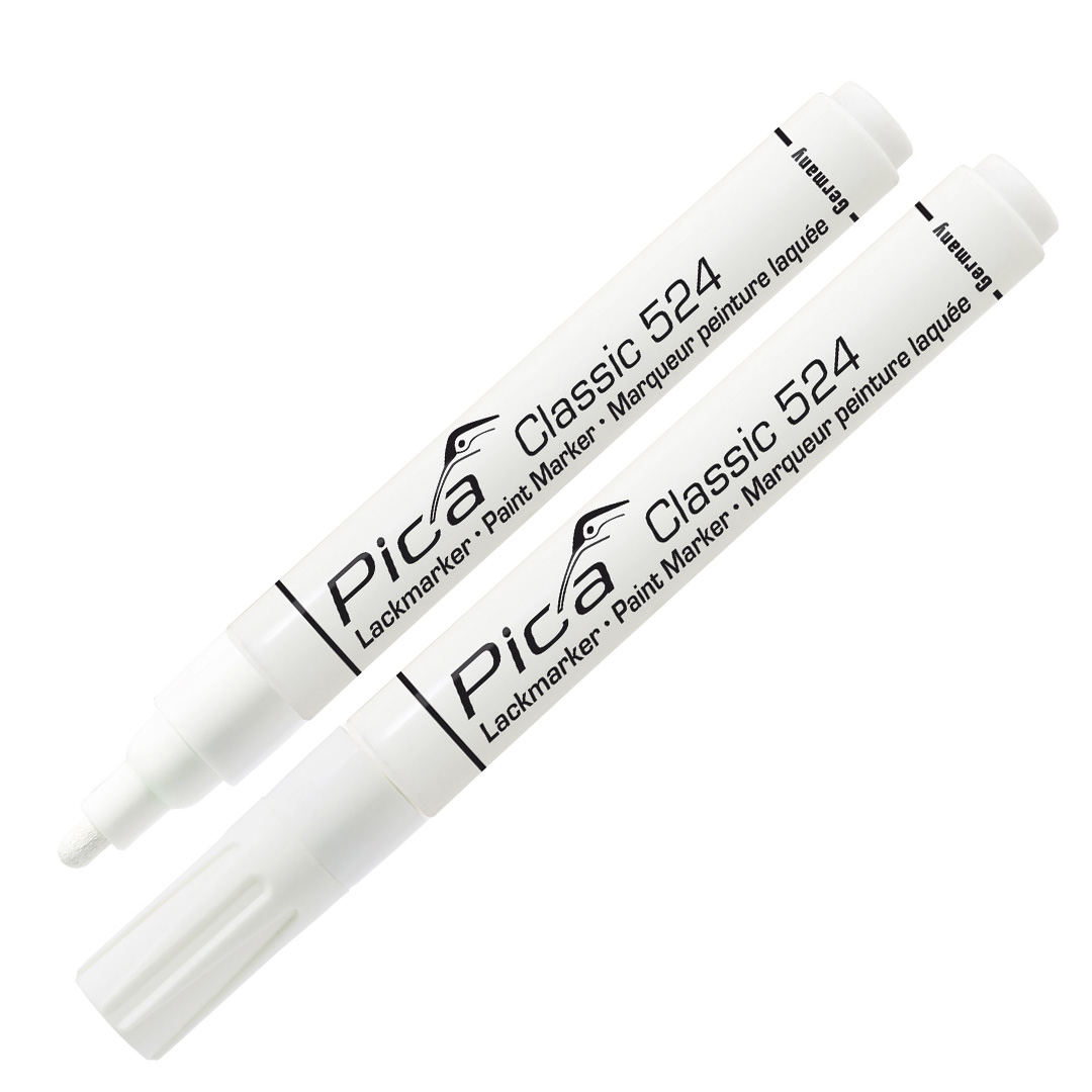 Pica Classic ipari állandó jelölő Szín: Fehér