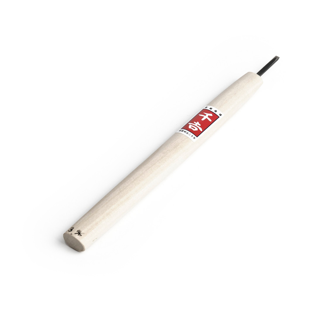 SENKICHI japán mini faragóvéső lapos pengével (3 mm)