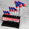 WORKPRO 8 darabos T-nyelű gömbvégű imbuszkulcs készlet - WP200542