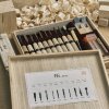 HORISEI SAKU HIRAKU kézzel készített japán faragóvéső-készlet gyalukka és fenőkővel (10 db)