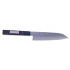 Miki Hamano Seisakusho Gokuao Souyu Saku Yasuki Kék Papír Super Clad Acél Santoku Konyhakés - 170 mm - UF171 - 7