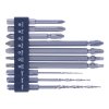 SK11 10 darabos csavarhúzó bit és fúrószár készlet - SCB-104
