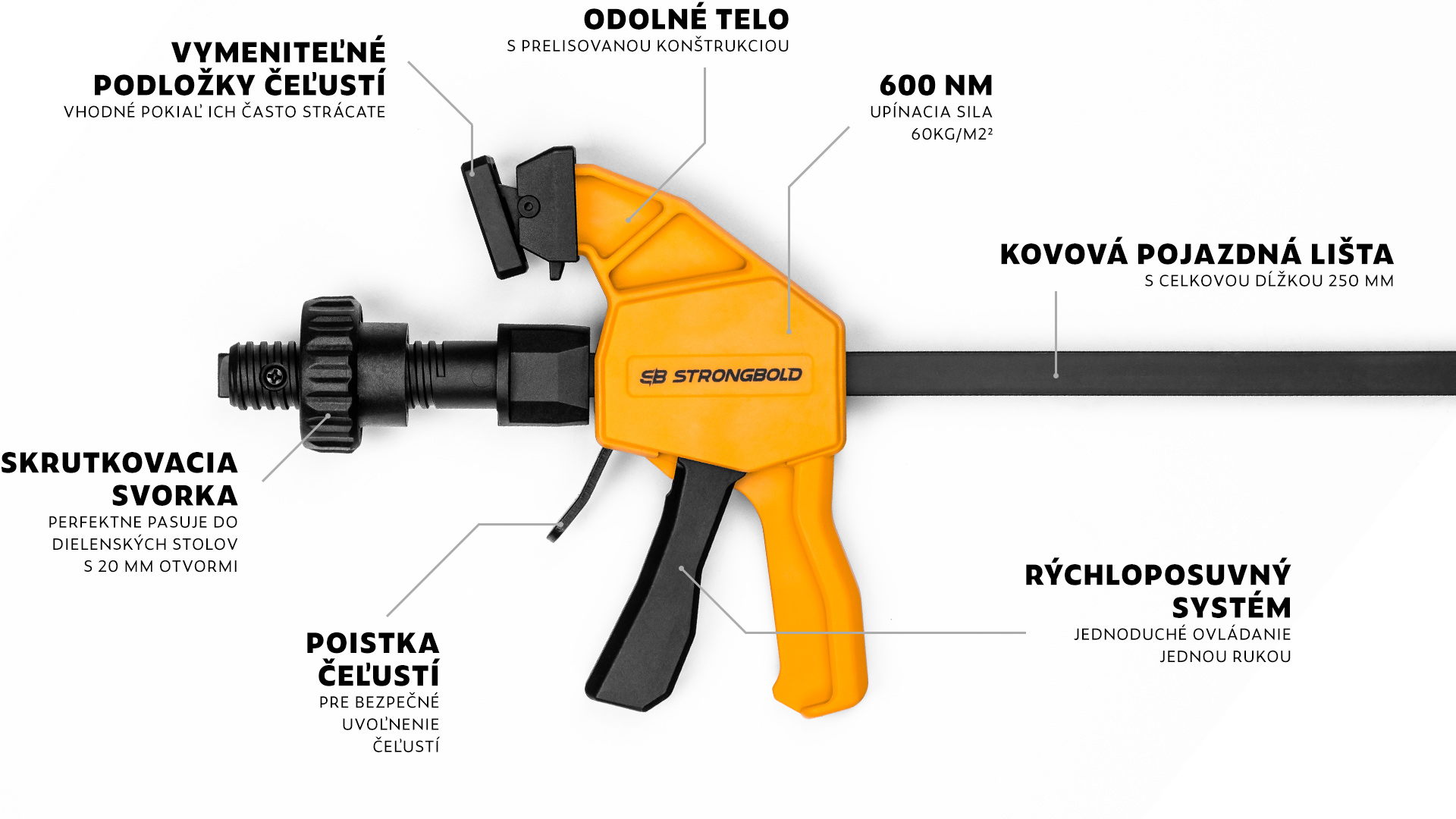 SK---Zvislá-úpinka---skrutkovacia-svorka-STRONGBOLD-StrongClamp---25-cm