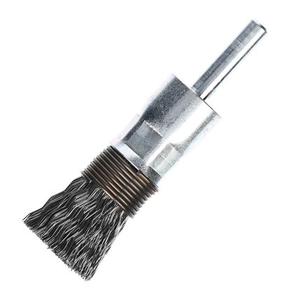 Drôtená kefa z nerezovej ocele s valcovou stopkou SK11 - 19 mm
