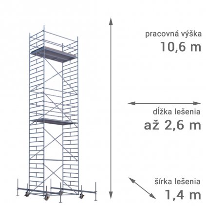 pojazdne lesenie rux mobilo 1400 vyska 10 6