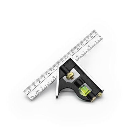 Swanson® Kombinované vreckové pravítko 45° a 90° s pravítkom dlhým 15 cm - 1