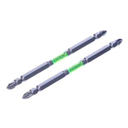 Sada japonských obojstranných skrutkovacích bitov s magnetickým hrotom PH2 SK11 - 2 ks - široké - 130 mm
