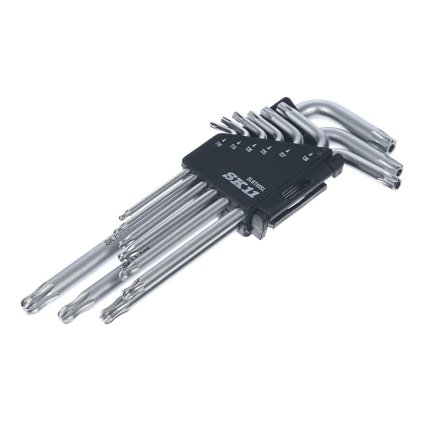 Sada torx kľúčov s hviezdicovým guľovým koncom SK11 - 9ks - SLBT09SL