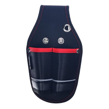 Puzdro na náradie s 2 vreckami E-VALUE - čierno-červený - ETK-2T RD