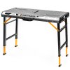 Kovový skladací pracovný stôl CRAFTMAKER SteelBench S110