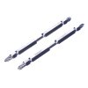 Japonská sada krížových skrutkovacích bitov z nerezovej oceli PH2 SK11 - 2 ks - 110 mm