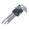 Sada torx kľúčov s hviezdicovým guľovým koncom SK11 - 9ks - SLBT09SL