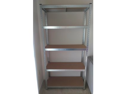 588 1 regal 2000x1200x500 mm kovovy zinkovany 5 policovy nosnost 875 kg