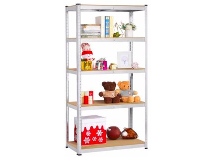 573 7 regal 2000x900x600 mm kovovy zinkovany 5 policovy nosnost 875 kg