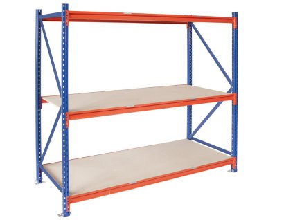 8608 5 nekonecny prumyslovy regal 4 urovnovy 2000x2700x800 s nosnosti 2700 kg zakladni modul