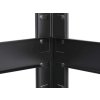 13816 2 regal 2200x1000x400 mm lakovany 5 policovy nosnost 875 kg cerny