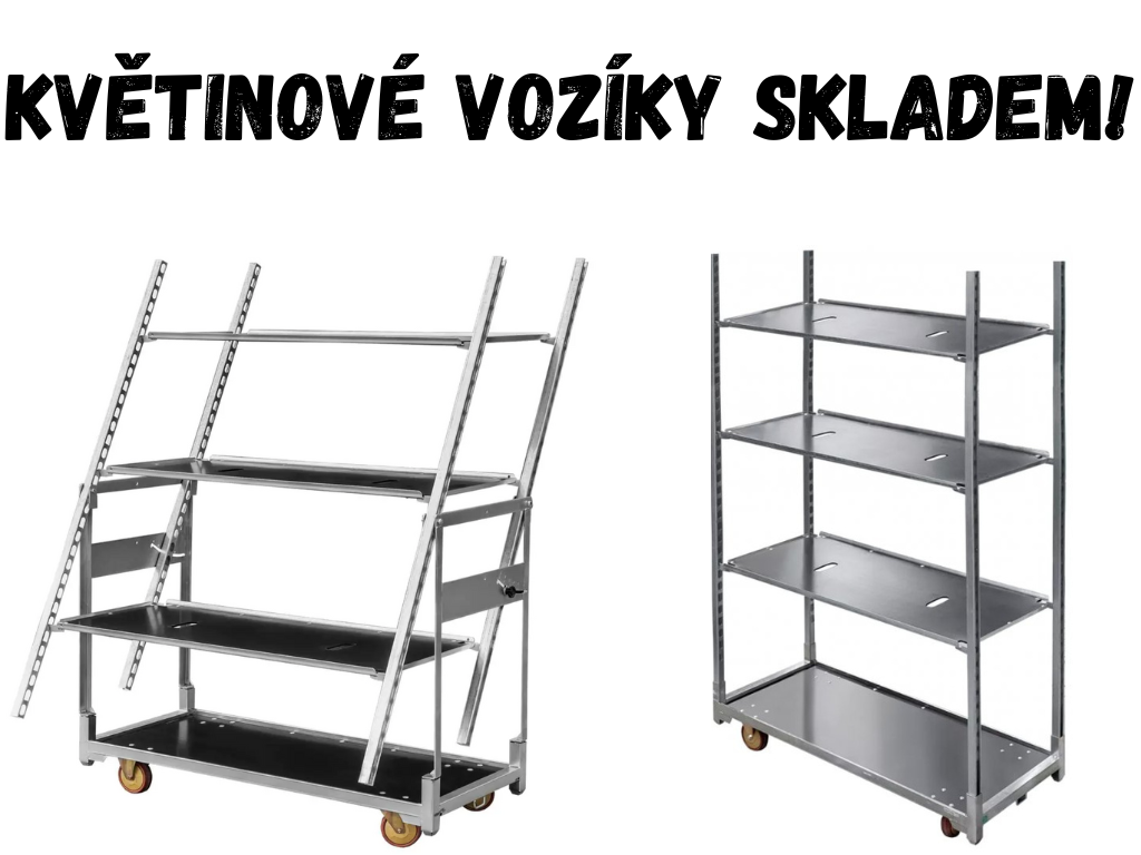 Dánské květinové vozíky