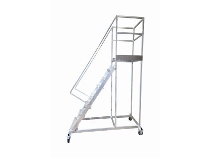 Podest jezdny, drabina jezdna, 8 1, 2,25 Aluminiowa bok