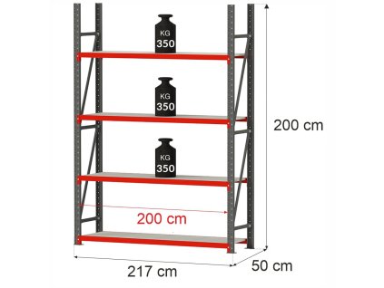 regal magazynowy z polkami 240x217x50 1024x1024