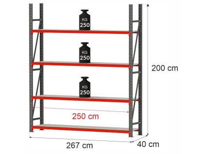 regal 4 polkowy metalowy 200x267x40 1024x1024
