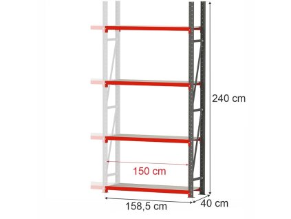 regal metalowy garaz piwnica magazyn modul dostwny 240x1585x40 1 1024x1024