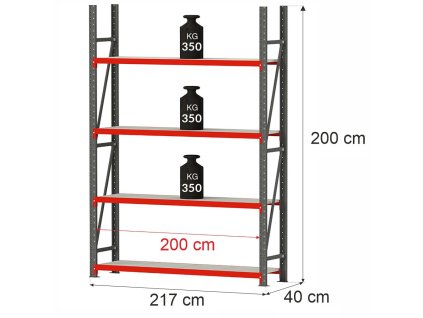 regal do magazynu garazu piwnicy biura sklepu 1400kg 1024x1024