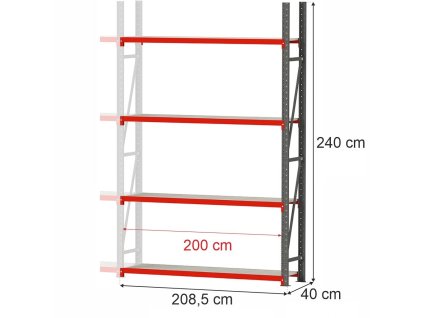 regal metalowy garaz piwnica magazyn modul dostwny 240x2085x40 1 1024x1024