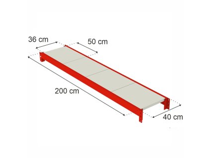 wymiary polki do regalu magazynowego 200x40 1 1024x1024