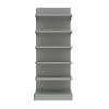 Regal sklepowy MAGO gondola H 210 cm L 81.5 cm modul dostawny jasny szary MPP000736 1