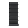 Regal sklepowy MAGO gondola H 210 cm L 81.5 cm modul dostawny grafitowy MPP000735