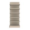 Regal sklepowy MAGO gondola H 210 cm L 81.5 cm modul dostawny kremowy MPP000737 1