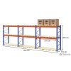 Paletový skladový regál STOW 0+2, výška 300 cm, délka 850 cm, nosnost 1664kg na pár nosníků
