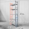 Regal magazynowy 5 polkowy DEXION H 283 cm L 102 cm G 40 cm modul dostawny z siatka