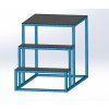 MSP SYSTEM, 2 stopien podest 650x700x750