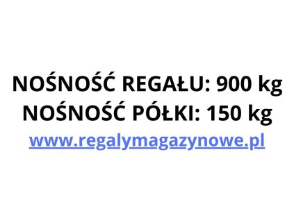 nošnošč regalu 900 150