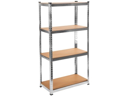 9847 6 regal 1500x700x300 mm kovovy zinkovany 4 policovy nosnost 700 kg