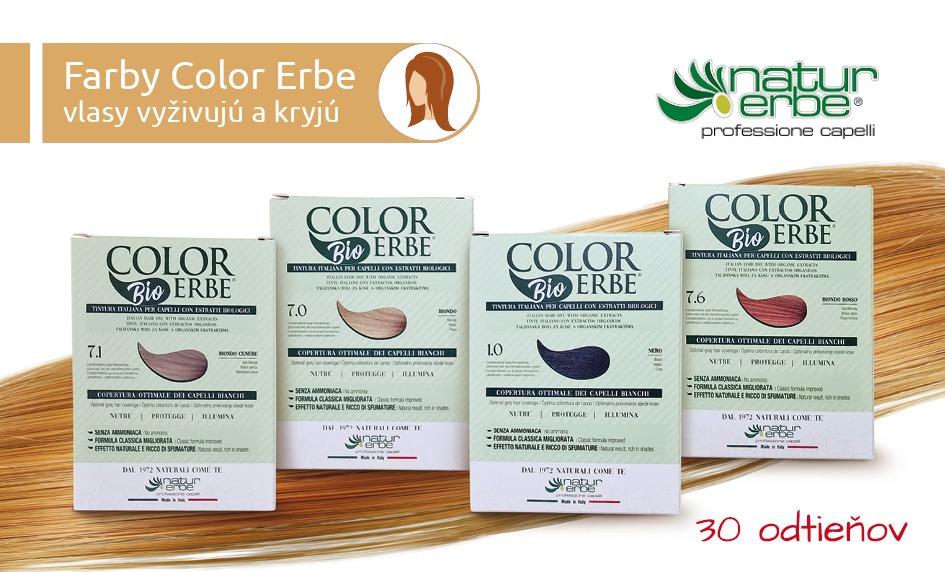 Prírodné farby na vlasy, bez chemie