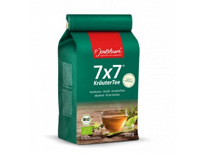 P. Jentschura 7x7 KräuterTee bylinný čaj BIO, sypaný 500 g / 180 litrov