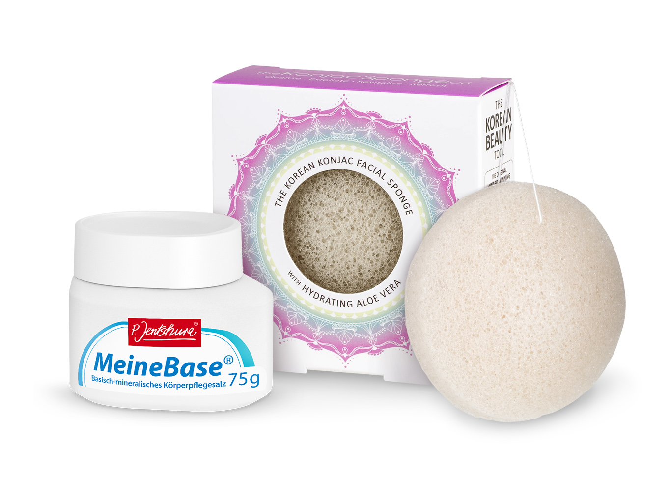 Konjaková hubka Mandala s Aloe Vera s MeineBase