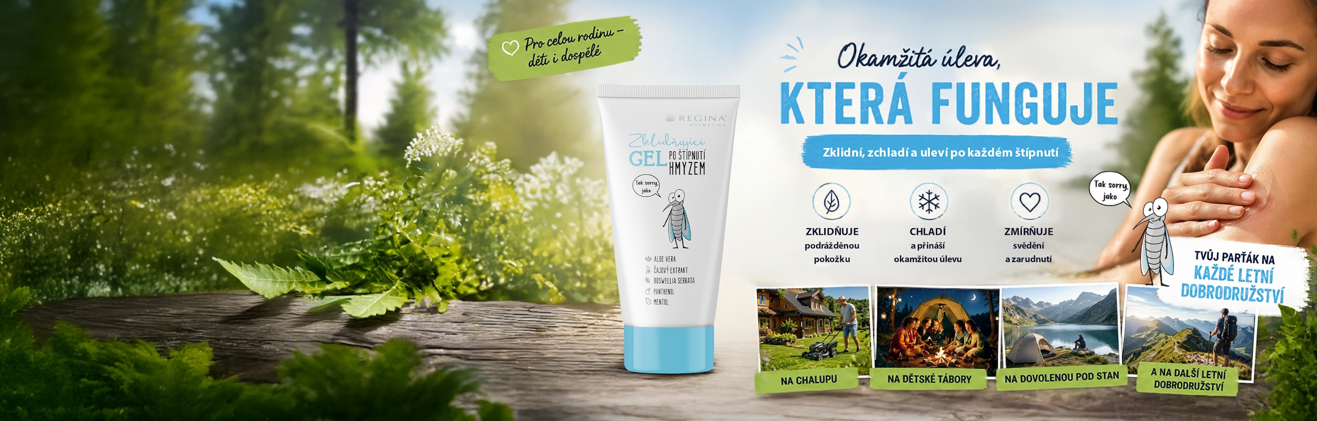 Zklidňující gel