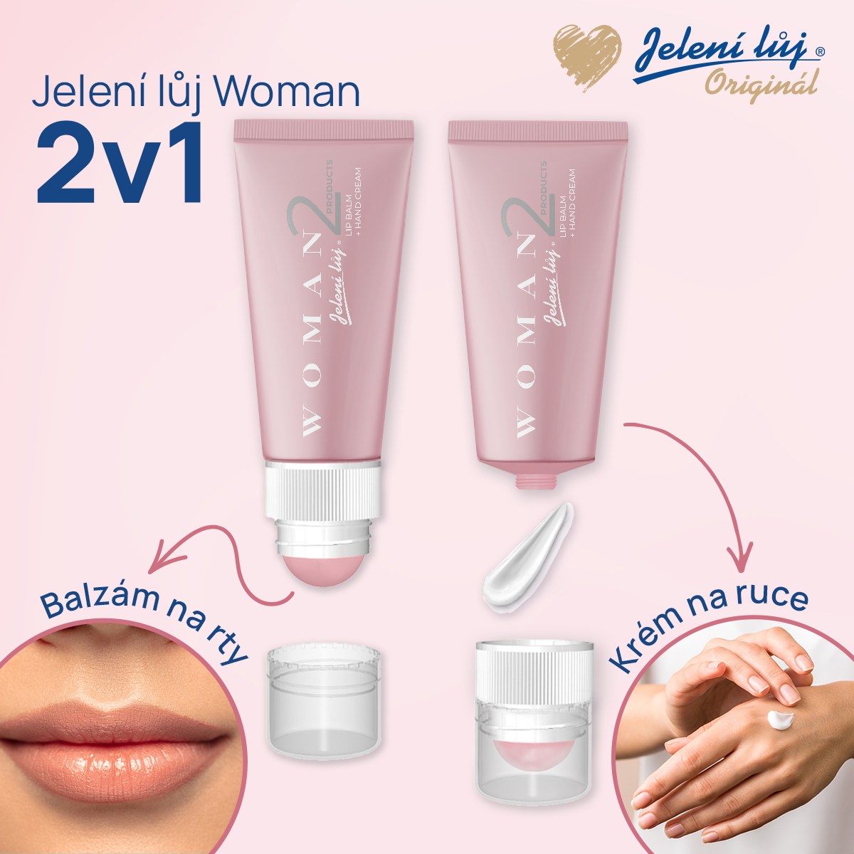 Jelení lůj - Krém na ruce a Pomáda