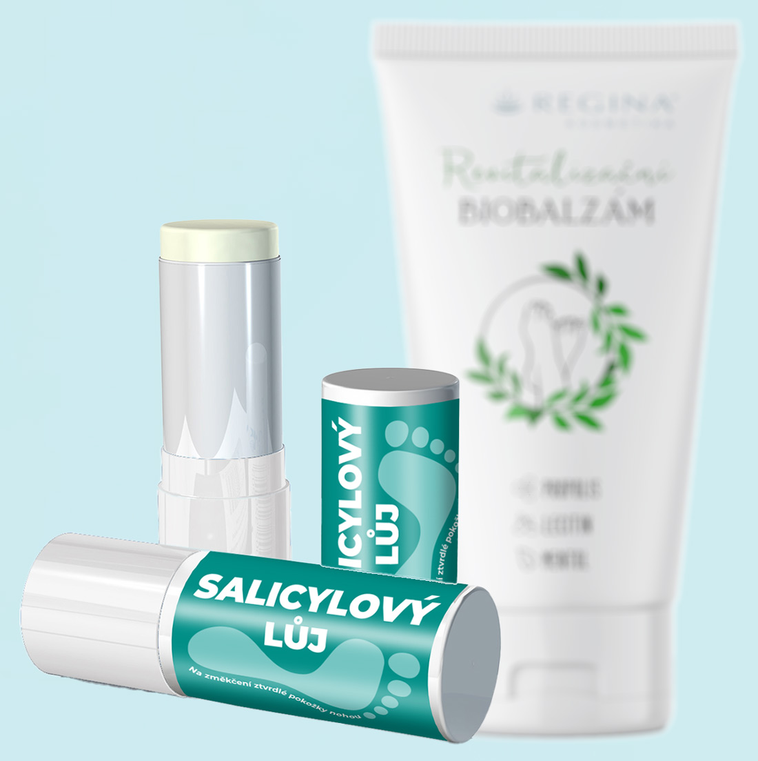 Salicylový lůj a Biobalzám - perfektní péče o chodidla a paty