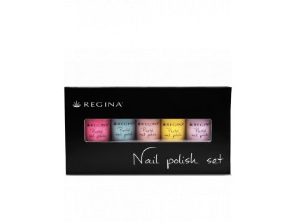Pastel Nail Polish Set | Lak na nehty | Svěží letní odstíny | Profesionální vzhled | 5x 4 ml