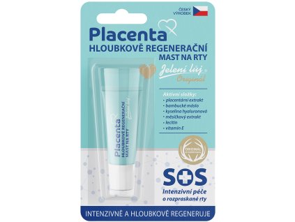 Hloubkově regenerační mast na rty | Placenta