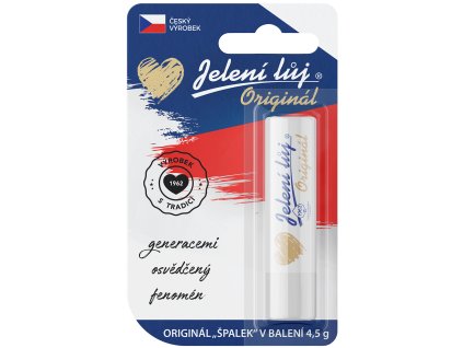 Jelení lůj | Originál (Klasický balzám "Špalek") - Ochrana, komfort a regenerace (4.5g)