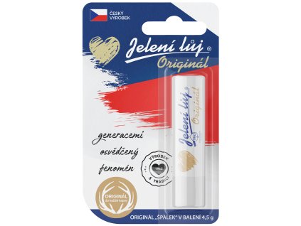Jelení lůj | Originál (Klasický balzám "Špalek") - Ochrana, komfort a regenerace (4.5g)