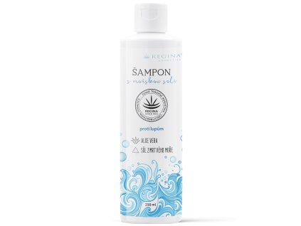 Šampon s mořskou solí (+Aloe Vera | Péče o vlasy i pokožku hlavy | 250 ml)