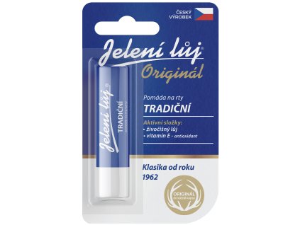 Jelení lůj | Tradiční pomáda na rty - klasika od r. 1962